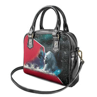 Greenland Shoulder Handbag Polar Bear Warrior Fight for Kalaallit Nunaat