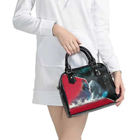 Greenland Shoulder Handbag Polar Bear Warrior Fight for Kalaallit Nunaat