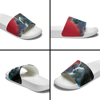 Greenland Slide Sandals Polar Bear Warrior Fight for Kalaallit Nunaat