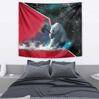 Greenland Tapestry Polar Bear Warrior Fight for Kalaallit Nunaat