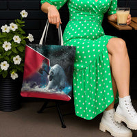 Greenland Tote Bag Polar Bear Warrior Fight for Kalaallit Nunaat