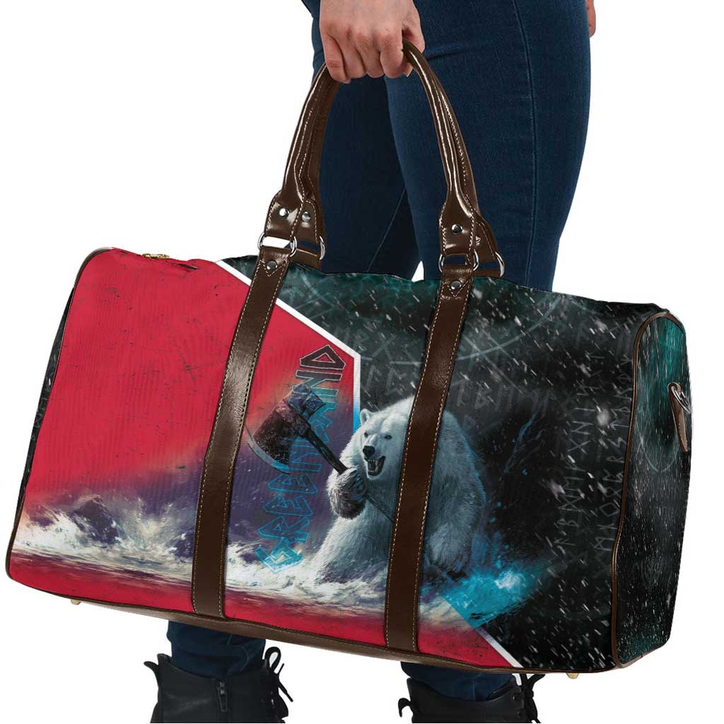 Greenland Travel Bag Polar Bear Warrior Fight for Kalaallit Nunaat