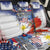 Philippine-American Friendship Back Car Seat Cover USA Eagle and Philippines Flag with The Maps