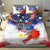 Philippine-American Friendship Bedding Set USA Eagle and Philippines Flag with The Maps