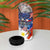 Philippine-American Friendship 4 in 1 Can Cooler Tumbler USA Eagle and Philippines Flag with The Maps