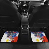 Philippine-American Friendship Car Mats USA Eagle and Philippines Flag with The Maps