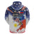 Philippine-American Friendship Hoodie USA Eagle and Philippines Flag with The Maps