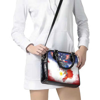 Philippine-American Friendship Shoulder Handbag USA Eagle and Philippines Flag with The Maps