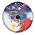 Philippine-American Friendship Spare Tire Cover USA Eagle and Philippines Flag with The Maps