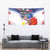 Philippine-American Friendship Tapestry USA Eagle and Philippines Flag with The Maps