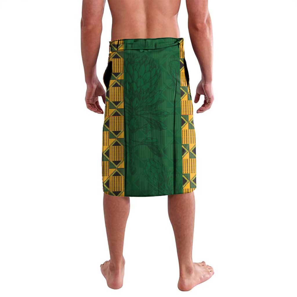 South Africa Rugby Lavalava The Springbok Mascot and Rugby Players Fight for Victory - Wonder Print Shop