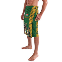 South Africa Rugby Lavalava The Springbok Mascot and Rugby Players Fight for Victory - Wonder Print Shop