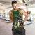 South Africa Rugby Men Tank Top The Springbok Mascot and Rugby Players Fight for Victory - Wonder Print Shop