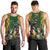 South Africa Rugby Men Tank Top The Springbok Mascot and Rugby Players Fight for Victory - Wonder Print Shop