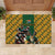 South Africa Rugby Rubber Doormat The Springbok Mascot and Rugby Players Fight for Victory - Wonder Print Shop