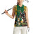 South Africa Rugby Women Sleeveless Polo Shirt The Springbok Mascot and Rugby Players Fight for Victory - Wonder Print Shop