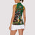 South Africa Rugby Women Sleeveless Polo Shirt The Springbok Mascot and Rugby Players Fight for Victory - Wonder Print Shop