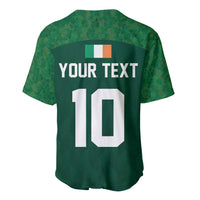Custom Ireland Rugby Go Shamrocks Baseball Jersey - Wonder Print Shop