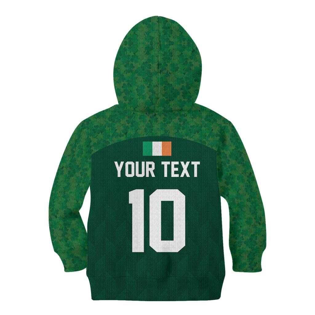 Custom Ireland Rugby Go Shamrocks Kid Hoodie - Wonder Print Shop