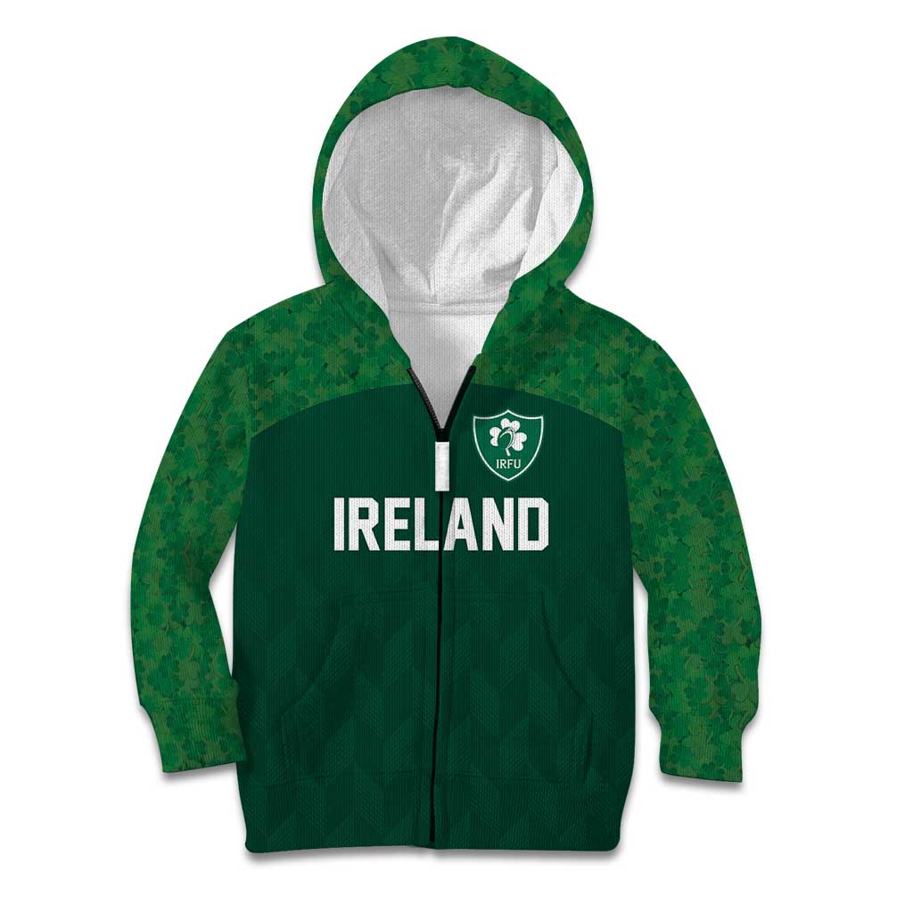 Custom Ireland Rugby Go Shamrocks Kid Hoodie - Wonder Print Shop