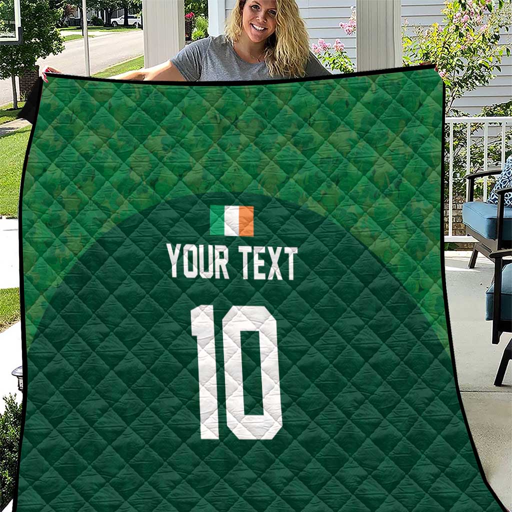 Custom Ireland Rugby Go Shamrocks Quilt - Wonder Print Shop