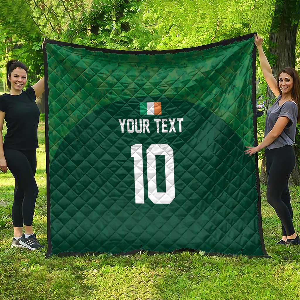 Custom Ireland Rugby Go Shamrocks Quilt - Wonder Print Shop