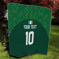 Custom Ireland Rugby Go Shamrocks Quilt - Wonder Print Shop