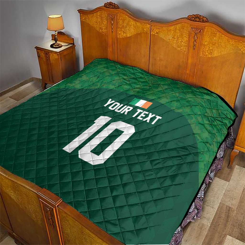 Custom Ireland Rugby Go Shamrocks Quilt - Wonder Print Shop