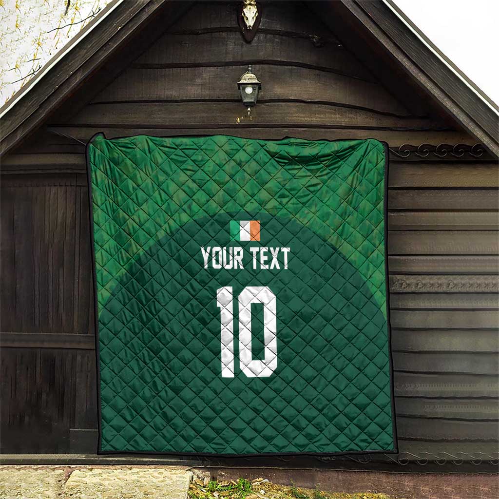 Custom Ireland Rugby Go Shamrocks Quilt - Wonder Print Shop
