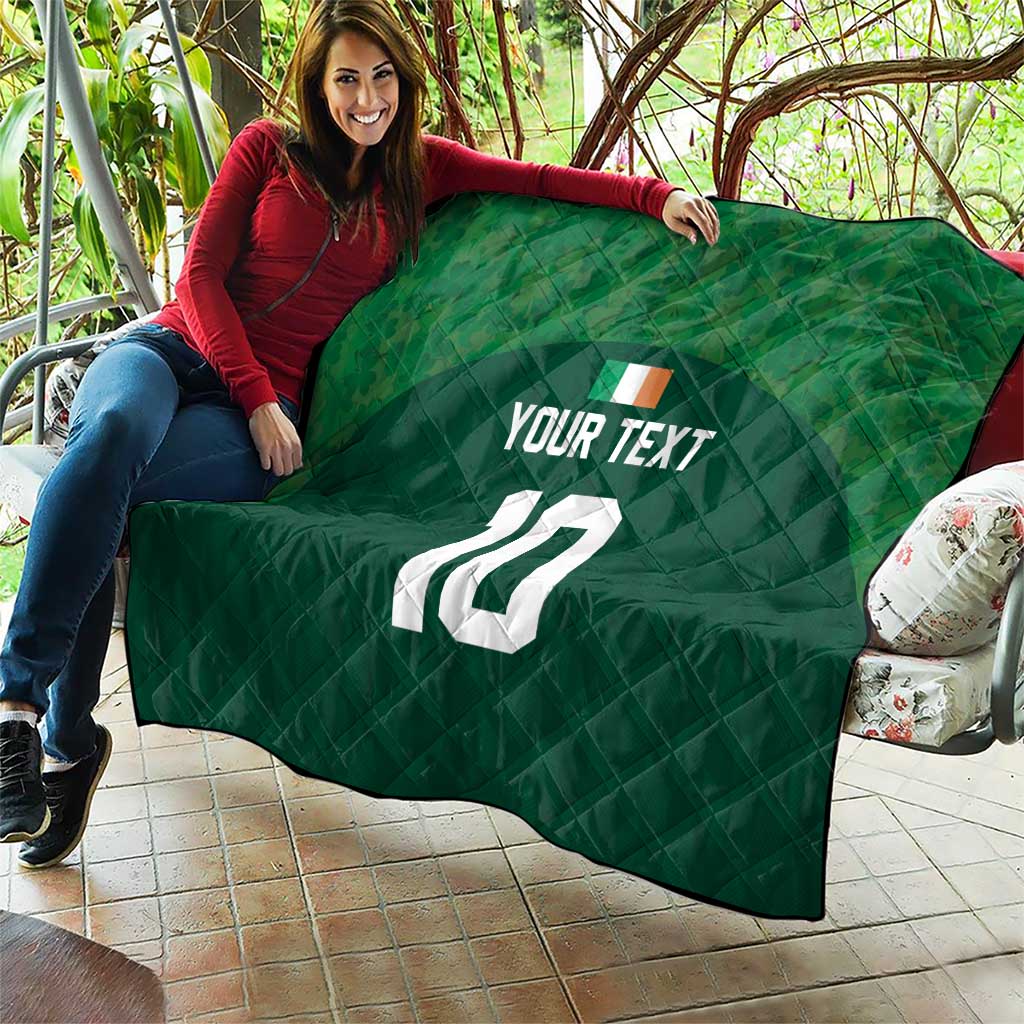 Custom Ireland Rugby Go Shamrocks Quilt - Wonder Print Shop