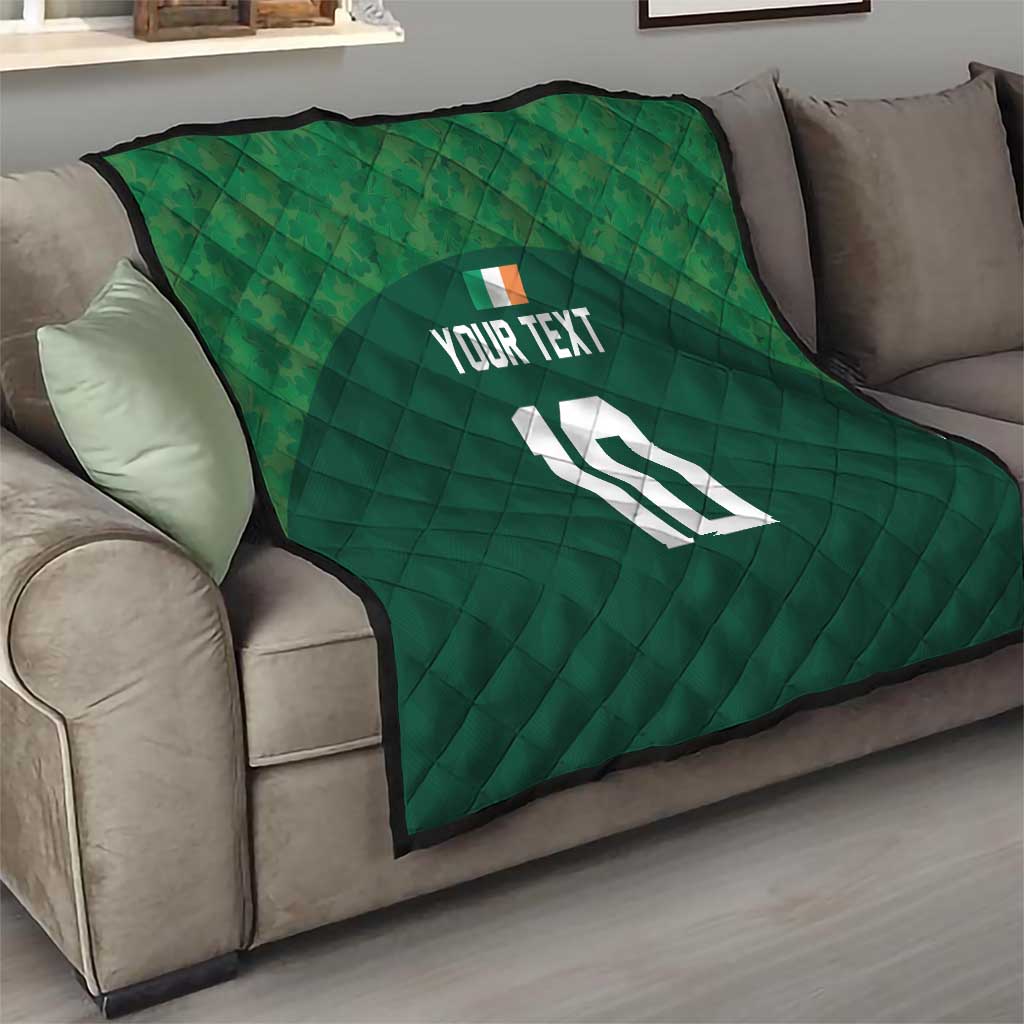 Custom Ireland Rugby Go Shamrocks Quilt - Wonder Print Shop