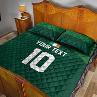 Custom Ireland Rugby Go Shamrocks Quilt Bed Set - Wonder Print Shop