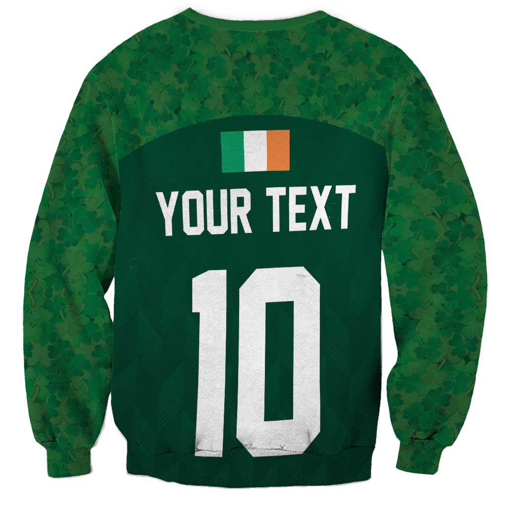 Custom Ireland Rugby Go Shamrocks Sweatshirt - Wonder Print Shop