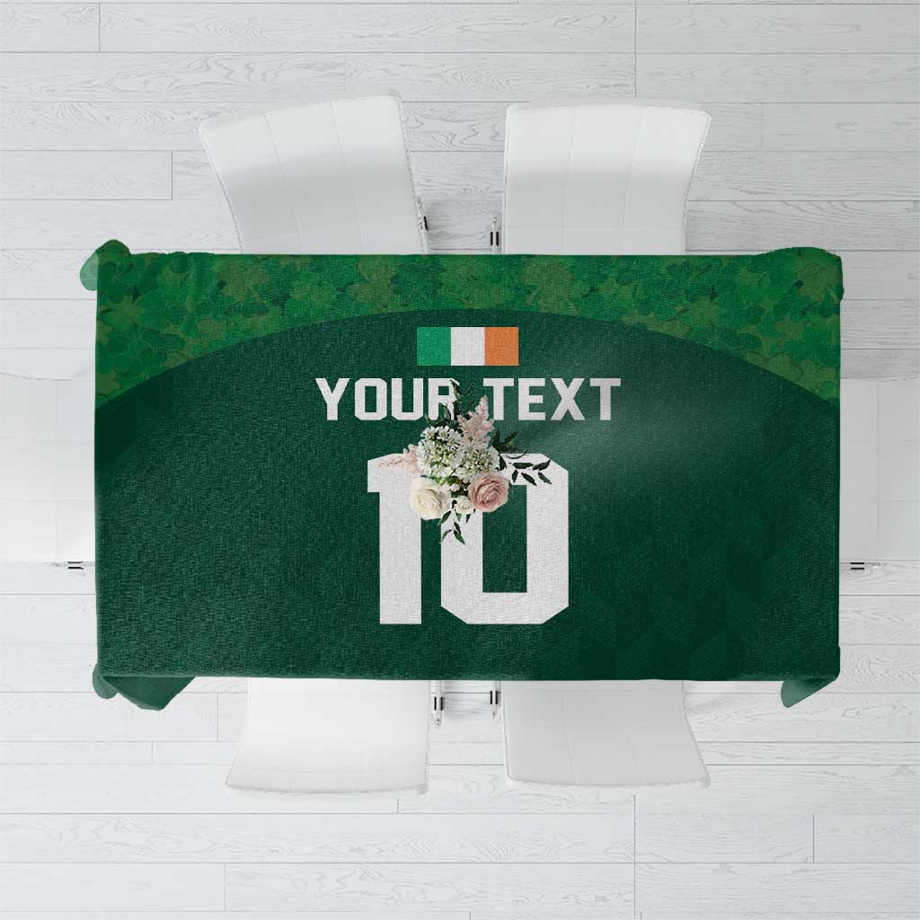 Custom Ireland Rugby Go Shamrocks Tablecloth - Wonder Print Shop