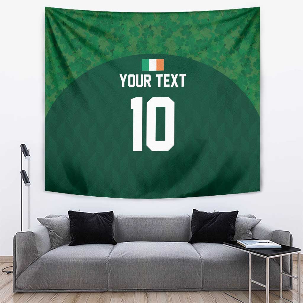 Custom Ireland Rugby Go Shamrocks Tapestry - Wonder Print Shop