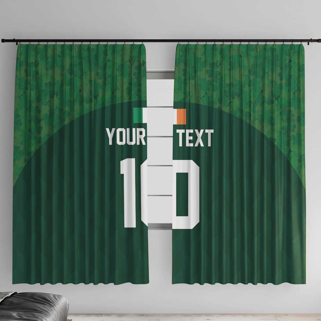 Custom Ireland Rugby Go Shamrocks Window Curtain - Wonder Print Shop