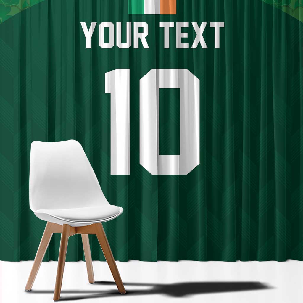 Custom Ireland Rugby Go Shamrocks Window Curtain - Wonder Print Shop