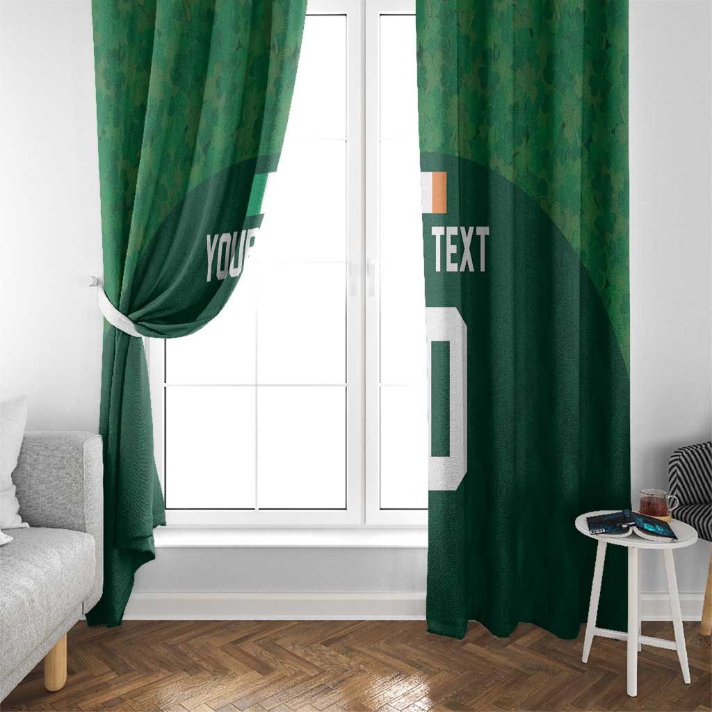 Custom Ireland Rugby Go Shamrocks Window Curtain - Wonder Print Shop