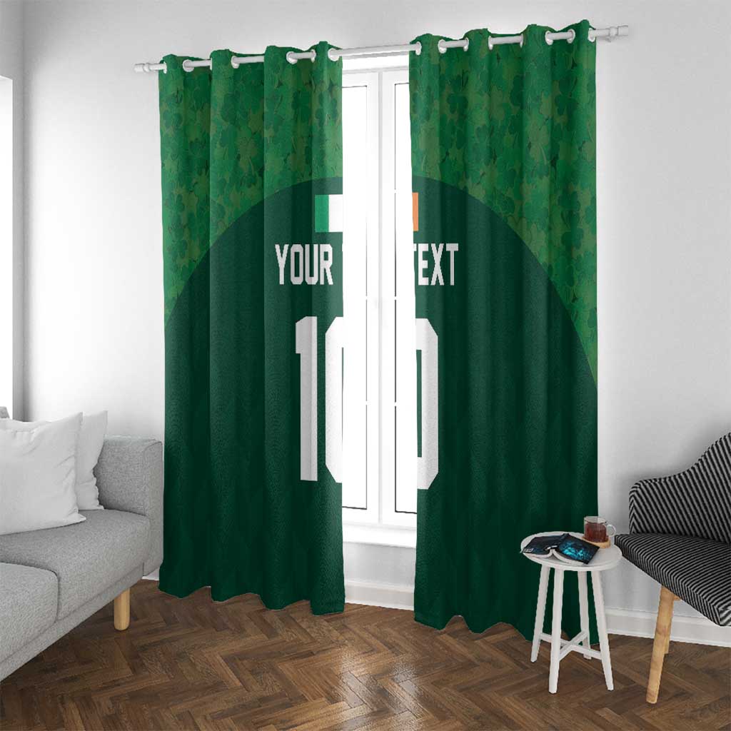 Custom Ireland Rugby Go Shamrocks Window Curtain - Wonder Print Shop