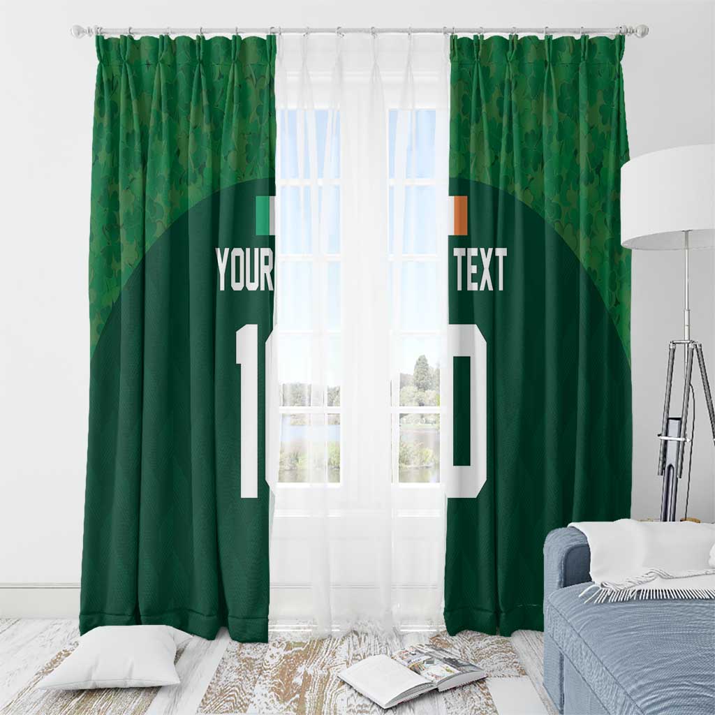 Custom Ireland Rugby Go Shamrocks Window Curtain - Wonder Print Shop