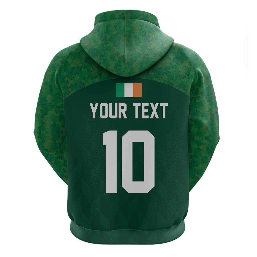 Custom Ireland Rugby Go Shamrocks Zip Hoodie - Wonder Print Shop