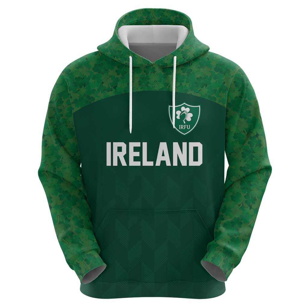 Custom Ireland Rugby Go Shamrocks Zip Hoodie - Wonder Print Shop