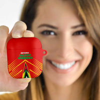 Guyana Cricket Amazon Warriors AirPods Case Green Red Gold Glory - Wonder Print Shop