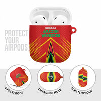 Guyana Cricket Amazon Warriors AirPods Case Green Red Gold Glory - Wonder Print Shop