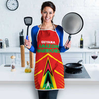 Guyana Cricket Amazon Warriors Apron Green Red Gold Glory - Wonder Print Shop