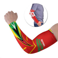 Guyana Cricket Amazon Warriors Arm Sleeves Green Red Gold Glory - Wonder Print Shop