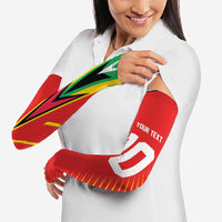 Guyana Cricket Amazon Warriors Arm Sleeves Green Red Gold Glory - Wonder Print Shop