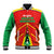 Custom Guyana Cricket Amazon Warriors Baseball Jacket Green Red Gold Glory - Wonder Print Shop