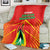 Guyana Cricket Amazon Warriors Blanket Green Red Gold Glory - Wonder Print Shop