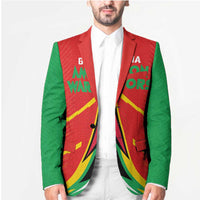 Custom Guyana Cricket Amazon Warriors Blazer Green Red Gold Glory - Wonder Print Shop